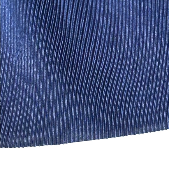 Pleione Navy Pleated Top - Picture 4 of 7